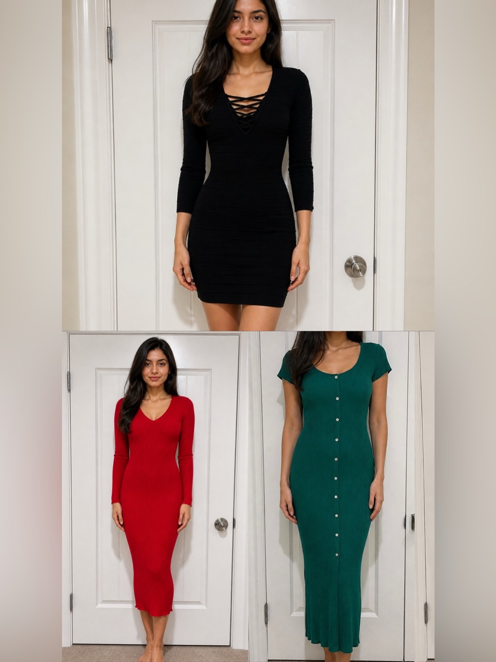 Get 3 Midi Dresses (Zara + Mango)